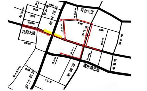 9月15日起龍陽大道部分路段禁止機(jī)動(dòng)車通行