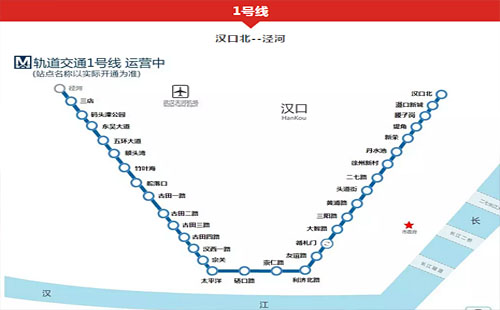 武漢地鐵1號(hào)線首末班車幾點(diǎn)2019
