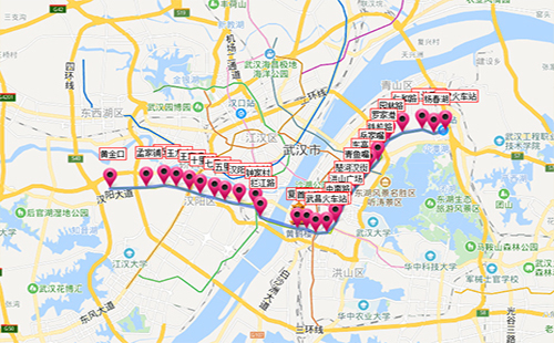 2019武漢地鐵4號線最新線路圖及所有站點（首末班車時間）