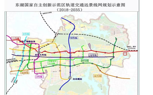 武漢13號線線路圖最新消息 武漢地鐵13號線規(guī)劃圖