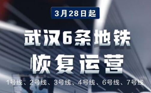 武漢地鐵3月28日起恢復(fù)運(yùn)營_包括哪些線路_首末班車時(shí)間