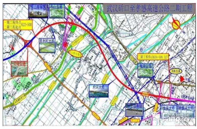 武漢城市圈環(huán)線高速孝感段8月中旬即將通車