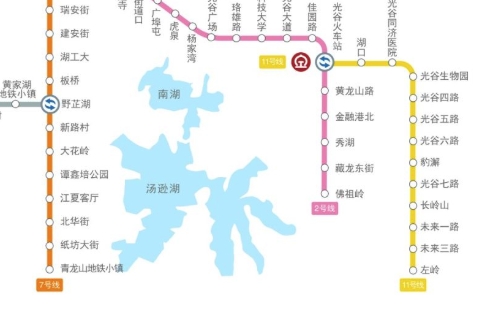 武漢地鐵11號線調(diào)試部分車站暫停運營附改道路線