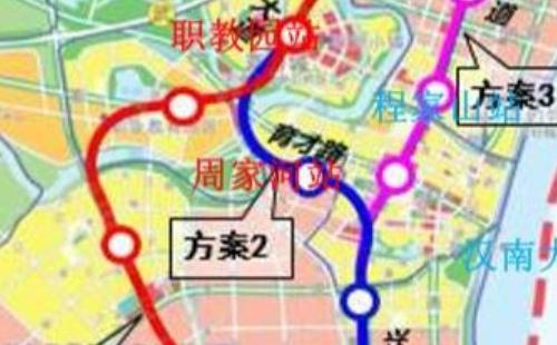 武漢地鐵16號線周家河站建設(shè)情況