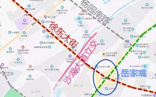 關(guān)于沙湖大道跨徐東大街立交工程施工交通管制