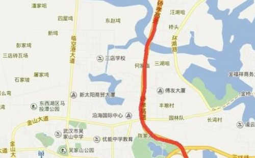 硚孝高速路線走向圖一覽（硚孝高速一期二期路線走向）