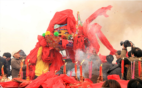 黃陂元宵節(jié)玩燈(采蓮船+劃船) 黃陂元宵節(jié)傳統(tǒng)名俗活動(dòng)